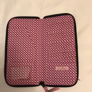 Vera Bradley pink elephant travel case